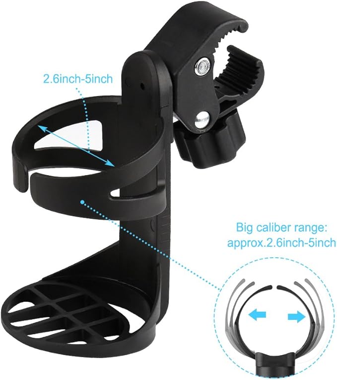 Accmor Universal Bike Water Bottle Holder for Large Bottles, Bike Water Bottle Cages Cup Holder Fits Most Bicycles, 2 Pack