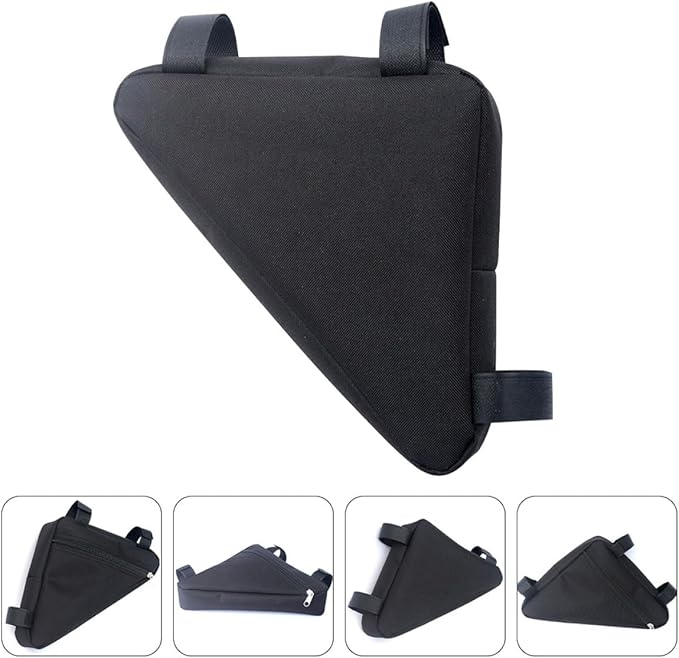 Multi-function Mountain Bike Frame Tool Bag Portable Polyester Bicycle Top Tube Storage Pouch for Cycling Repair and Travel