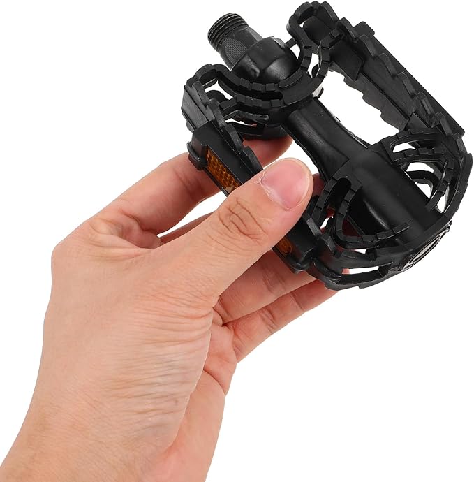 1 Pair Bicycle Pedals Anti-Skid Folding Flat Mountain Bike Pedal Replacement for ’s Bikes, Universal Fit, Sturdy Cycling Accessories for Boys