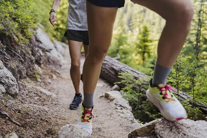 Swiftwick ASPIRE FOUR Trail Running, Cycling Crew Socks, Firm Compression Fit