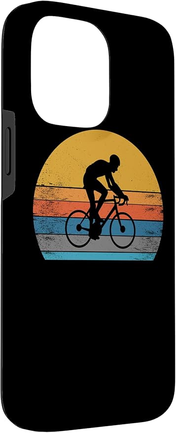 Racing Road Bike Vntage Cycling Riding Racing Bike Bicycle Case for iPhone 14 Pro Max