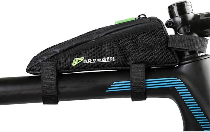 Speedfil SP2 Bicycle Frame Storage Bag, Bolt on or Strap to Top Tube, Side Mesh Pockets