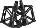 Aluminium CNC Bike Pedals 9/16", Lightweight Mountain Road Bike Pedal with 16 Anti-Skid Pins Bicycle Pedals for MTB BMX