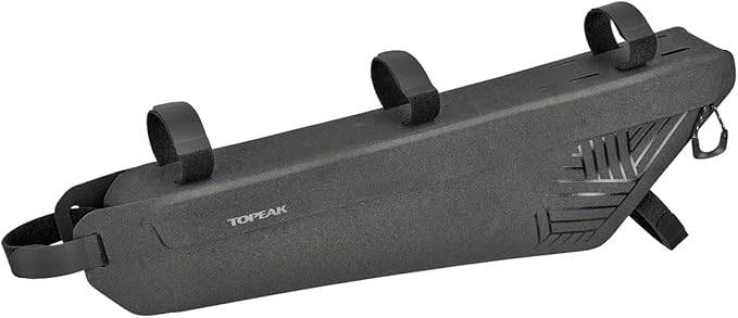Topeak MidLoader DryBag L – 4.5L Waterproof Bike Frame Bag, Dual-Zipper TPU Construction with Reflective Logo, Durable Adventure Storage for MTB, Gravel & Touring