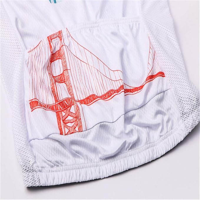 JPOJPO USA Cycling Jersey Men Road Bike Shirt Summer Biking Tops Short Sleeve Bicycle Clothes Cycle Wear Breathable