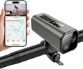 Action Camera 4K 30fps with GPS Tracker, Wireless Bike Camera, Cycling Speedometer/Odometer, Free 64G Card, Anti-Shake Sport DV, IP65 Waterproof, Bicycle Light, Cycling Computer with APP Support, Grey