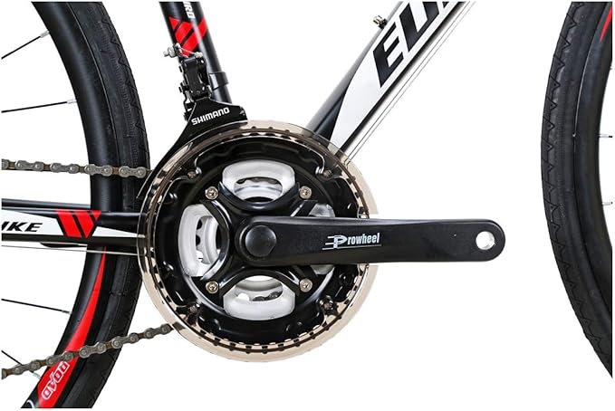 EUROBIKE Road Bike TSM XC550 Bike 21 Speed Dual Disc Brake 54CM 3-Spoke Wheels Bicycle……