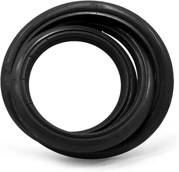 ZJchao 700x28c Polyurethane Solid Road Tire, 700C Tire for Cycling Race Road Racing (Black)