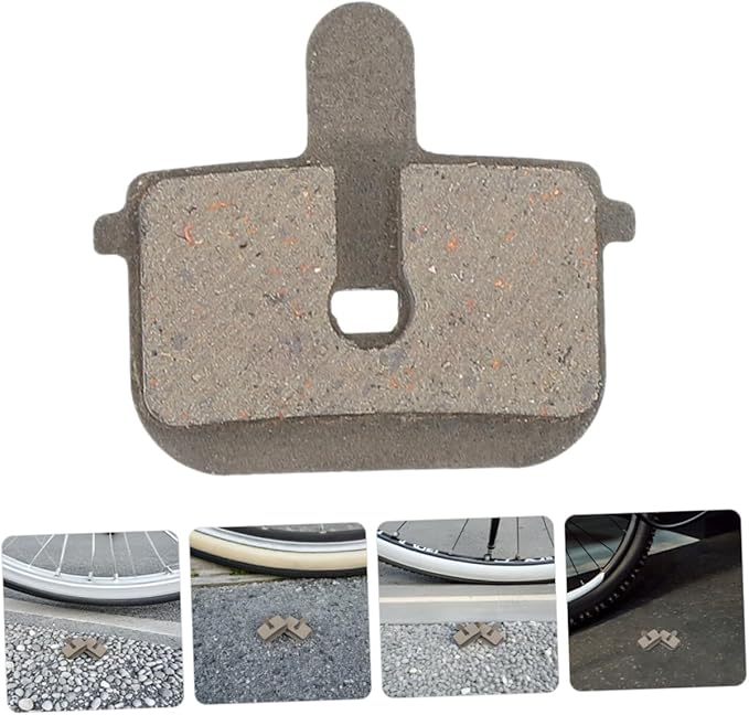Bike Brake Pads 2 Pairs Disc Brake Pads for Bicycle Hydraulic Mechanical Disc Replacement Quiet Performance for Mountain Bikes Electric Scooters