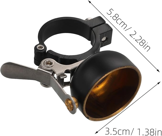 Kisangel Vintage Bicycle Bell Loud Warning Sound Bike Ring for Road Mountain Bikes and Scooters Easy Installation Durable Design Retro Appeal