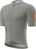 Men's Cycling Jersey Short Sleeve Breathable Quick Dry Bike Shirt Lightweight MTB Road Bicycle Jersey Full Zip 3 Rear Pockets