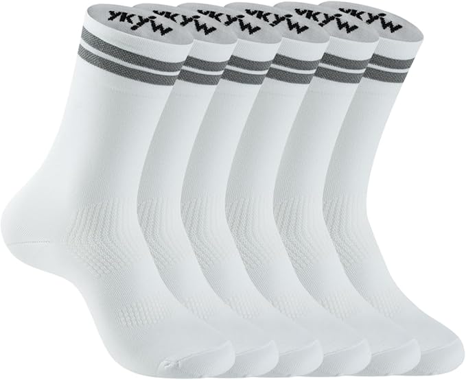 YKYWBIKE Cycling Socks for Men Women-Athletic Crew Bike Socks,Compression Biking Socks for Men Cycling,MTB Riding Socks