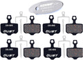 4 Pairs Bicycle Bike Disc Brake Pads for SRAM Avid Elixir E1 E3 E5 E7 E9 CR XO XX DB1 DB3 DB5 Nutt Oil Brake(Semi-Metallic/Sintered Metal) (Semi-Metallic)