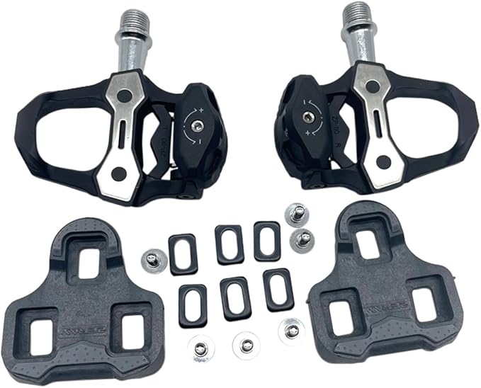 Generic Self-Locking Locking Pedal Seats Hanger Straps Pedals Alarm Lock Moped Locks Stationary Rear Rack Bicycle Seat Cushion Holder Road Pocket Platform Pedals Bike Aluminum Alloy