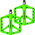 Mountain Bike Pedals - Durable Nylon DU Bearing Platform Pedals for MTB and BMX