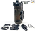 OsmaR Magnetic Bicycle Water Bottle 15oz (450ml) – Dual-Lock Quick-Release Squeeze Bottle with Push-Button Mechanical Lock, Bike & Backpack Mount