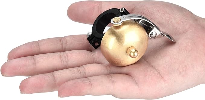 Bike Bell Brass Mini, Clearer Louder Longer Sustained Purer Tone