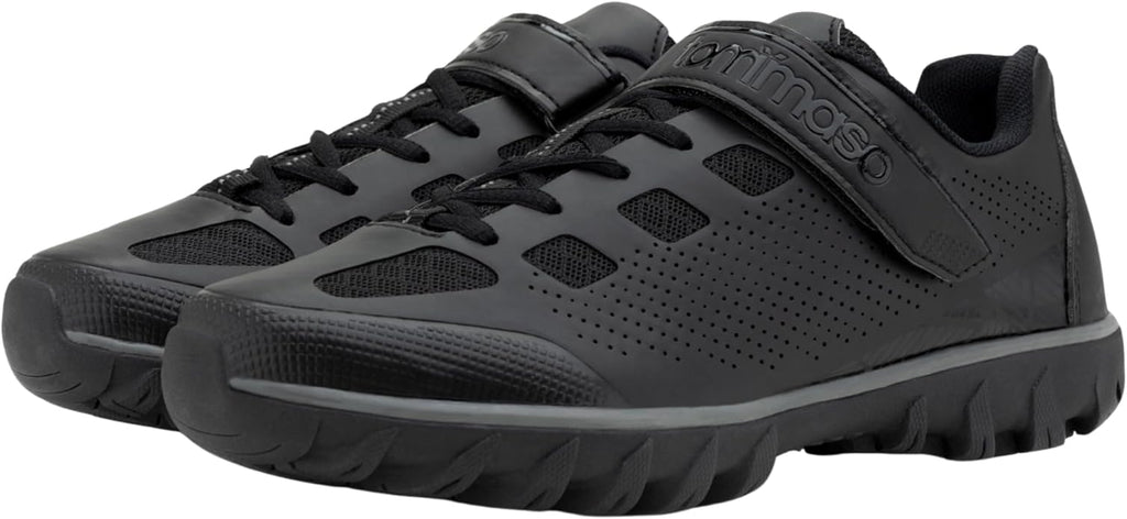 Tommaso Mens Cycling Shoes – SPD Compatible Outdoor, MTB, Gravel & Mountain Bike Shoes – Walkable Design – Cleats Not Included