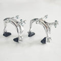 CDHPOWER Bike Brake Calipers Set C Brake Caliper Rear & Front Brakes Kit Aluminum Alloy Side Pull Brake for MTB Mountain Bike, Road Bicycle (1 Pair)