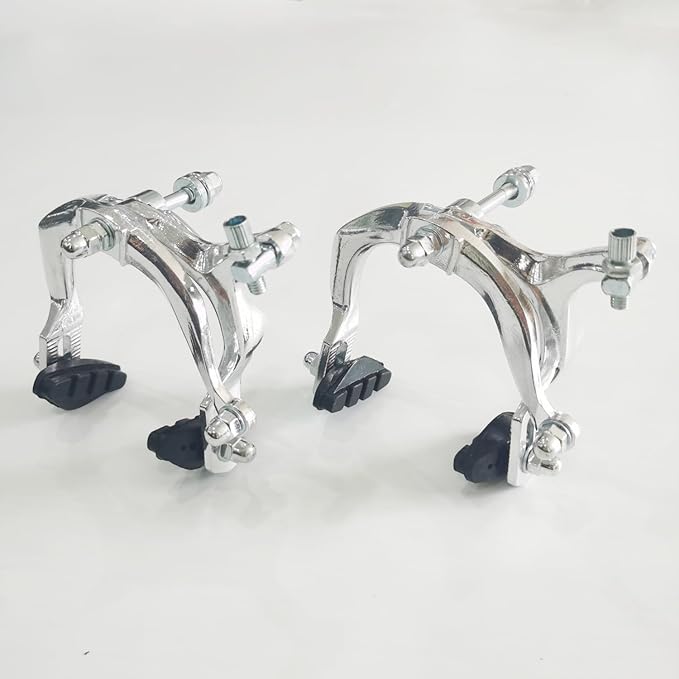 CDHPOWER Bike Brake Calipers Set C Brake Caliper Rear & Front Brakes Kit Aluminum Alloy Side Pull Brake for MTB Mountain Bike, Road Bicycle (1 Pair)