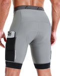 Sportneer Padded Bike Shorts for Men - 4D Padding Mens Bicycle Cycling Biking Clothing Shorts, Breathable and Absorbent