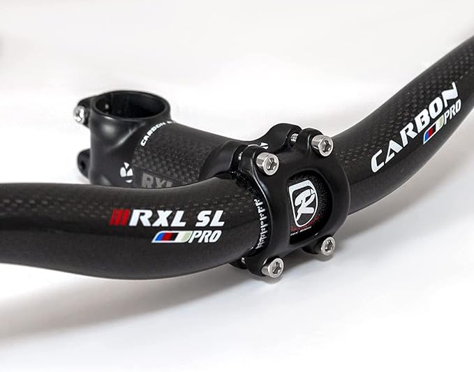 RXL SL MTB Bike Stem 1-1/4"Carbon Fiber+Aluminum Alloy Road Bike Carbon Handlebar Stem 6 Degree Mountain Bike for Cycling 60mm,70mm,80mm,90mm,100mm,110mm,120mm Bicycle Part