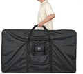 KEMIMOTO Bike Travel Bag, Heavy-Duty 900D Water-Resistant with Fixed Buckles & Interior Compartments, Airplane Bicycle Storage Box Cases Fits 26-29 Inch Mountain, Road E-Bikes (55.9" x 12.6" x 33")