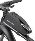 ROCKBROS Top Tube Bike Frame Bag - Waterproof, Two Zipper Pockets, Pouch for Bicycles