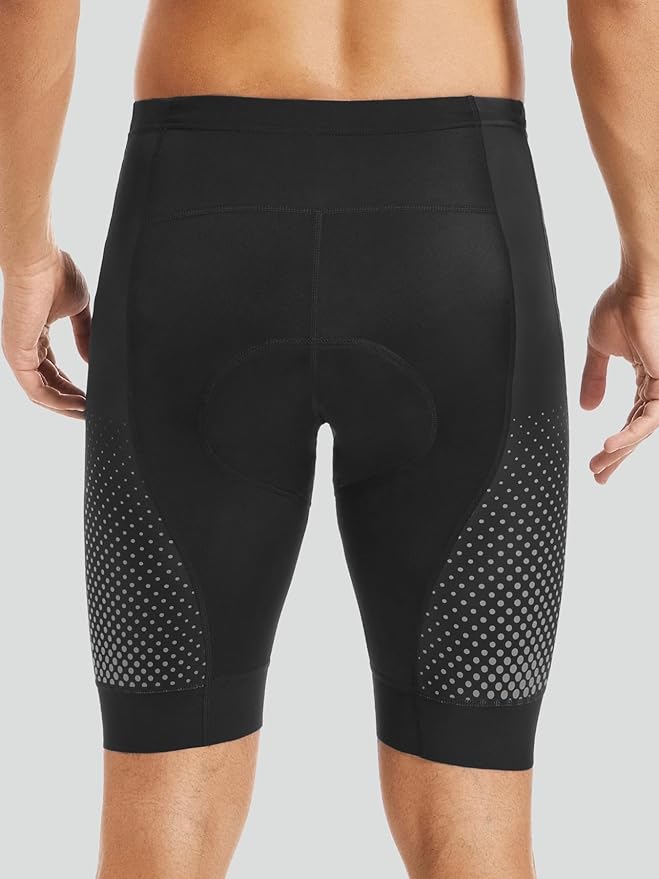 Qualidyne Men's Cycling Bike Shorts 3D Padded Biking Pants Cycle Shorts
