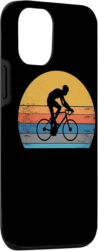 Racing Road Bike Vntage Cycling Riding Racing Bike Bicycle Case for iPhone 12/12 Pro