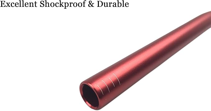 Wake 31.8mm MTB Mountain Bike Handlebar, Aluminum Alloy Mountain Bike Bicycle Riser Handlebar Extra Long 720/780mm with Paint Matte Surface (Red, 720mm)