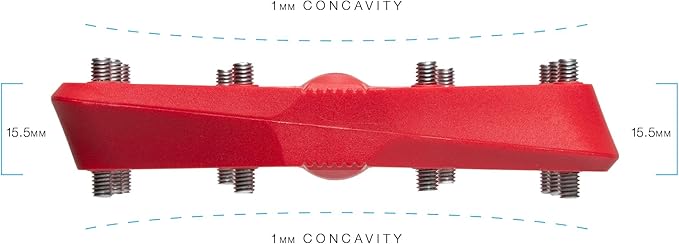 Crankbrothers Stamp Flat MTB Pedals - Size-Specific, Lightweight, Versatile, Durable Bike Pedals