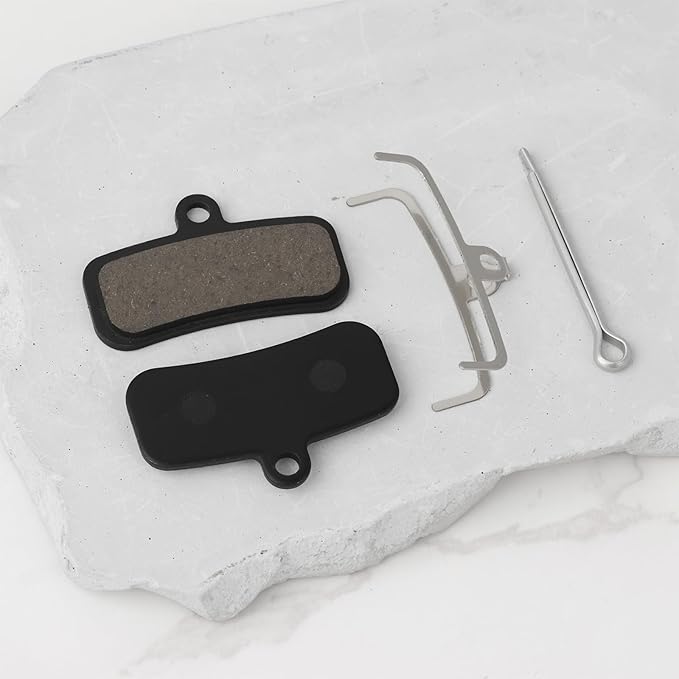2 Pairs Resin Disc Brake Pad with Spring and Pin Q10Ys HD-M74 Q13RS Compatible with Tektro Orion 4