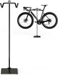 Rcool Carbon Steel Bike Stand,Adjustable 24-51in,Home Garage Parking Rack,Stable Anti-Slip,Durable Install,Frame Protection,Space-Saving，Black