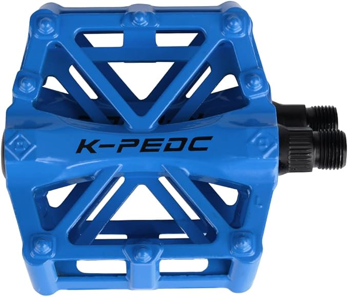 TXJ Sports Bike Pedals 9/16" Bicycle Pedals Mountain Bike, Aluminium Lightweight Platform Pedals for BMX MTB Road Bikes