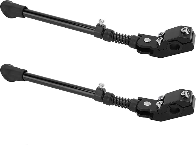 Mountain Bike Kickstand, Aluminum Alloy Bicycle Stand Support with Non Slip Base and Adjustable Length, for 16 20 24 26 Inch Wheel Bikes