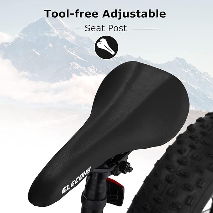 20/24/26 Inch Fat Tire Mountain Bike Variable Speed Dual Disc Brake Kids Adult Free Return