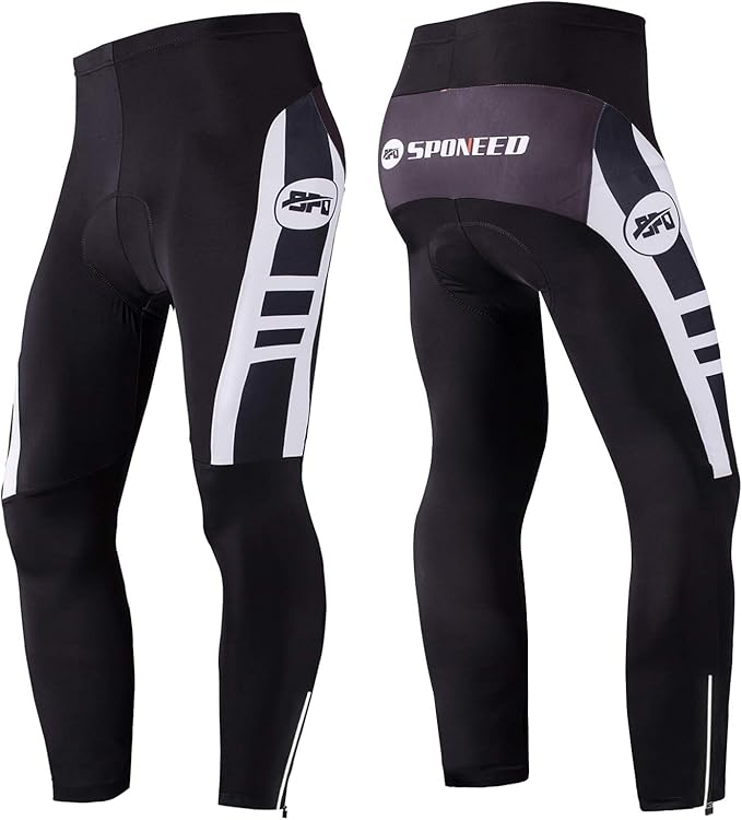 sponeed Cycling Clothes for Men Long Sleeve Mountain Bike Road Bicycle Shirt Jerseys Padded Pants Biking Outfits