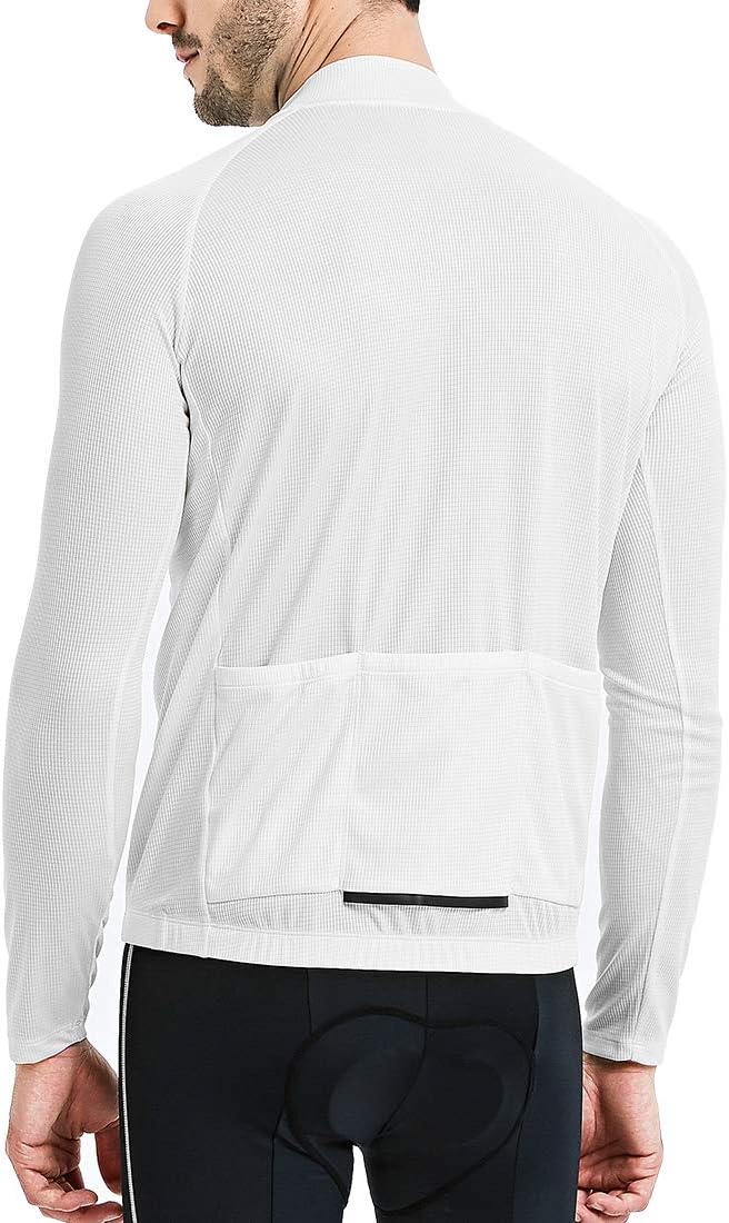 CATENA Men's Cycling Jersey Long Sleeve Shirt Running Top Moisture Wicking Workout Sports T-Shirt