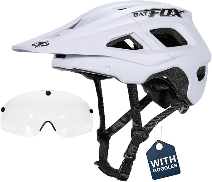 BATFOX NTA 8776 E-Bike & Mountain Bike Helmet for Adults Youth, E-MTB Cycling Helmet for Men Women (52-60CM)