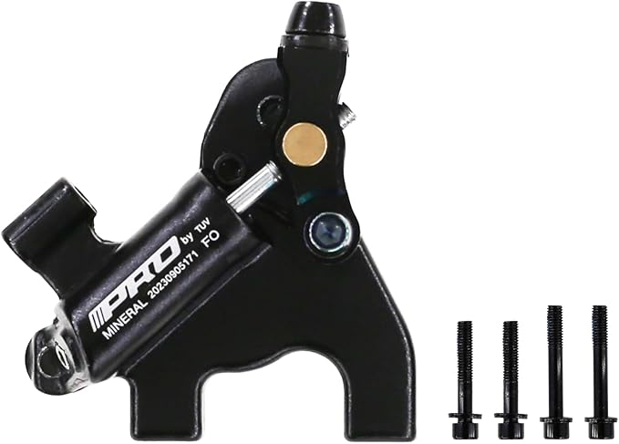 DJC Hydraulic Brake Caliper for Road Bike Gravel 2 Pistons Cable actuated Flat Mount with Brake disc IIIPRO