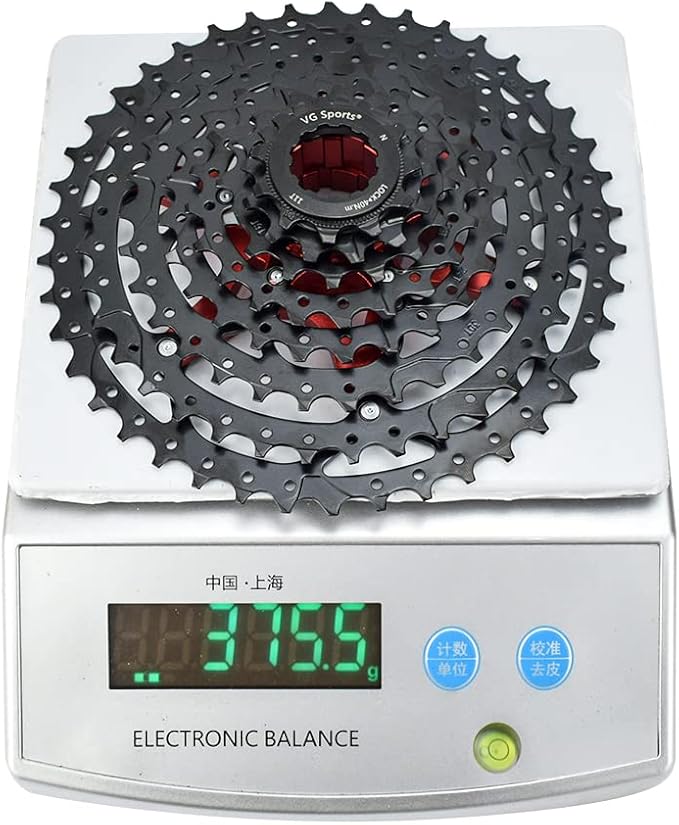 VG SPORTS 8/9/10/11/12 Speed Ultra-Light Bike Cassette for Mountain Bike 11-40T/11-42T/11-46T/11-50T/11-52T MTB Cassette Lightweight Aluminum Bracket Cassette