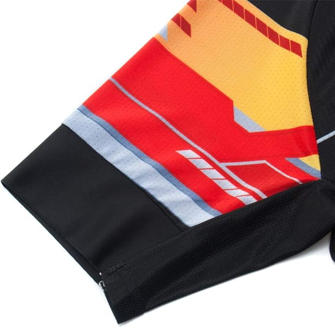 Hotlion Summer Cycling Jersey Men Mountain Bike Jersey Quick Dry Bicycle Shirt Short Sleeve Cycling Clothing