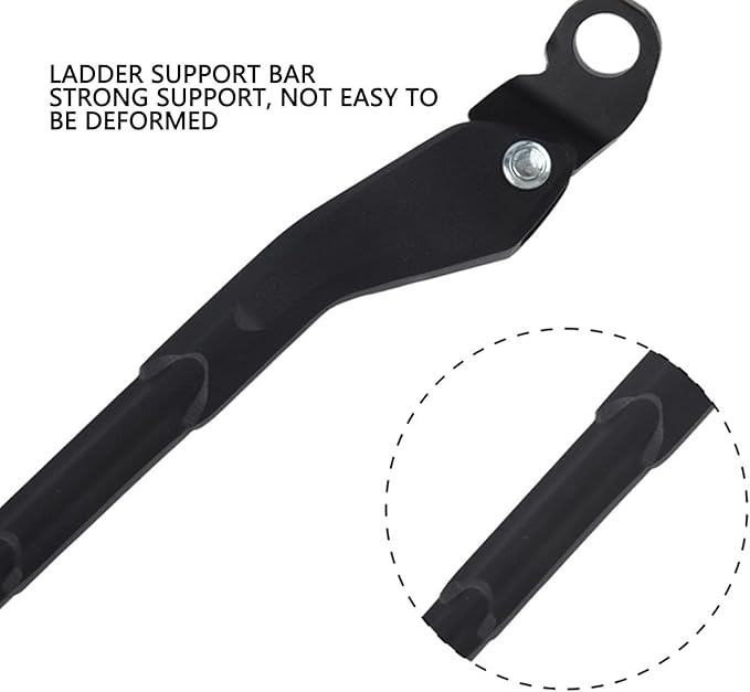 Adjustable Kickstand Lightweight Aluminum Alloy Stable Support for Mountain and Road Bikes, with Slip Withstand Design, Easy Installation, Compatible with 22-29 inch 700C Bikes
