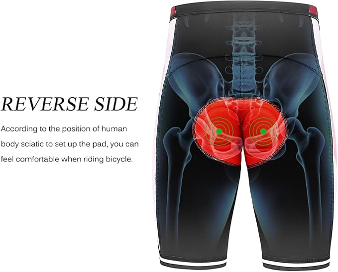 Lixada Men's Cycling Jersey Short Sleeve with Padded Shorts Quick-Dry Summer Short Bike Clothing Bicycle Shirts Pants Set