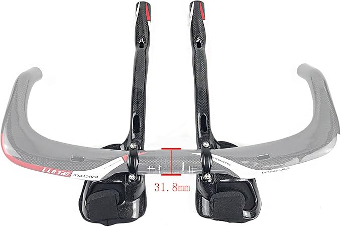 PLATT Carbon TT Handlebar Bicycle Aero Bars Tri Bars Cycling Rest Handlebar for Mountain Bike and Road Bike 31.8mm