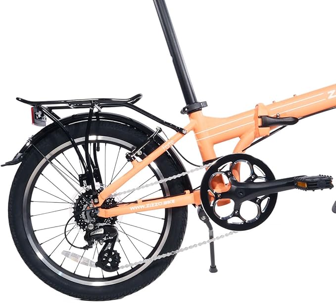 ZiZZO ZiZZO Forte | Heavy Duty, Lightweight, Genuine Shimano, with Fenders, Rack, 300 lbs Weight Limit