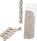 Bicycle Chain, 116 Link Bicycle Chain 1/2 x 11/128 inch Stainless Steel Bicycle Chain for MTB/Road/E-Bike 10 Speed