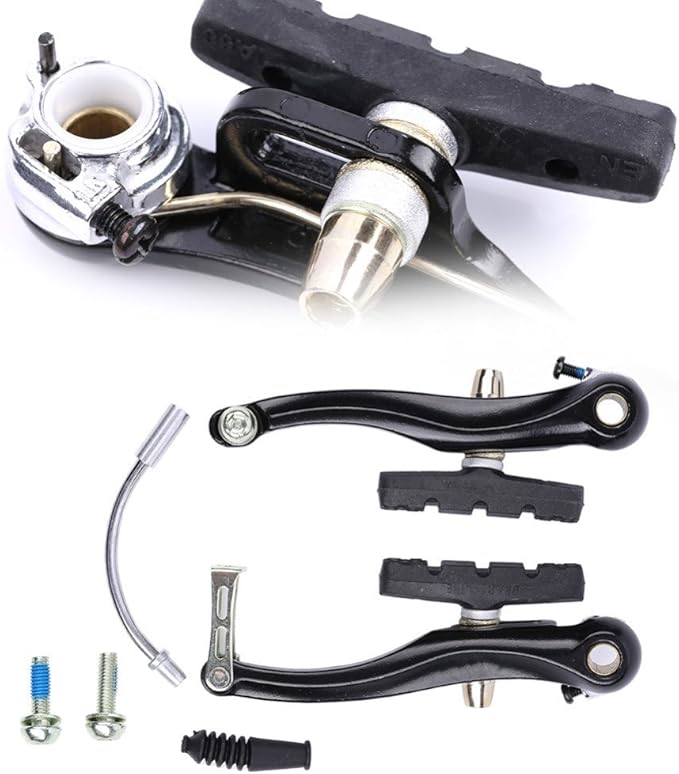 CYSKY Complete Universal Bike Brakes Set, Front and Rear MTB Brake, Inner and Outer Brake Cables and Brake Lever Kit for Mountain Bikes Road Bikes