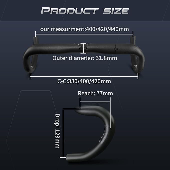 RXL SL carbon handlebars road bike carbon road bike handlebars gravel drop bars handlebars Carbon Fiber Handlebars 31.8 RXL SL Bicycle Handlebar Road Bike UD Matte Handlebar 420mm Drop Handlebars